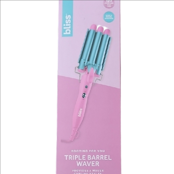 Bliss Other - Bliss Triple Barrel Waver in Pink and Teal